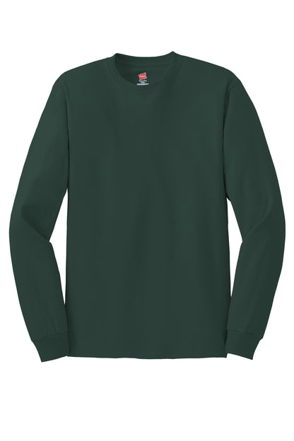 Hanes - Authentic 100% Cotton Long Sleeve T-Shirt.  5586