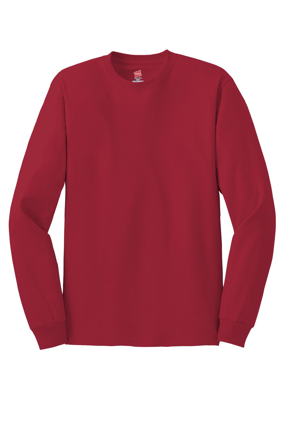 Hanes - Authentic 100% Cotton Long Sleeve T-Shirt.  5586