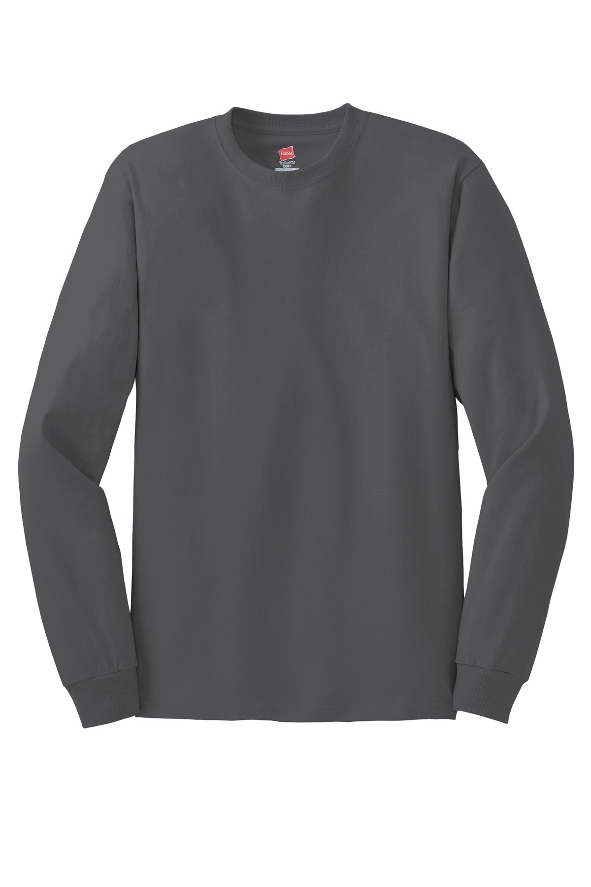 Hanes - Authentic 100% Cotton Long Sleeve T-Shirt.  5586