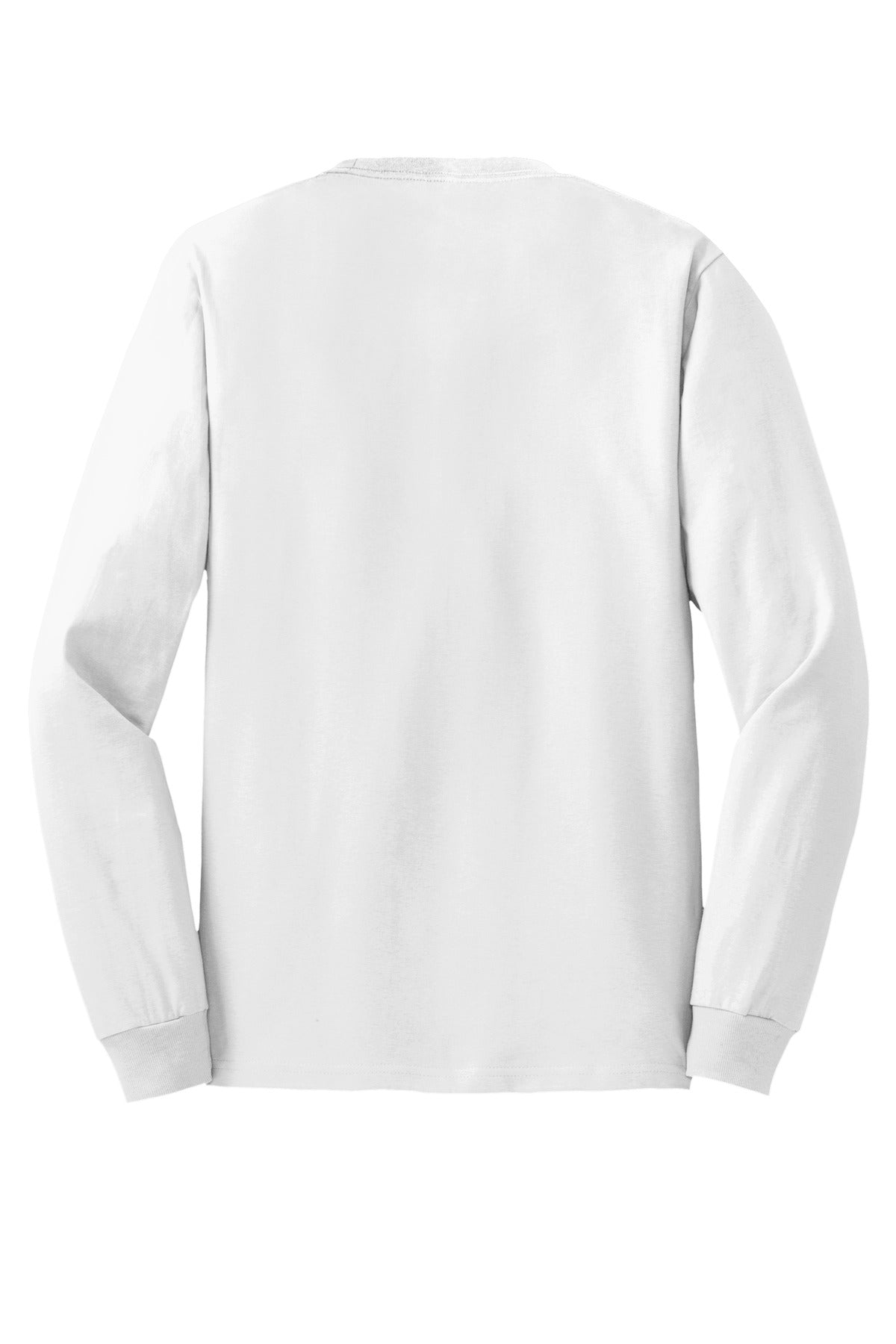 Hanes - Authentic 100% Cotton Long Sleeve T-Shirt.  5586