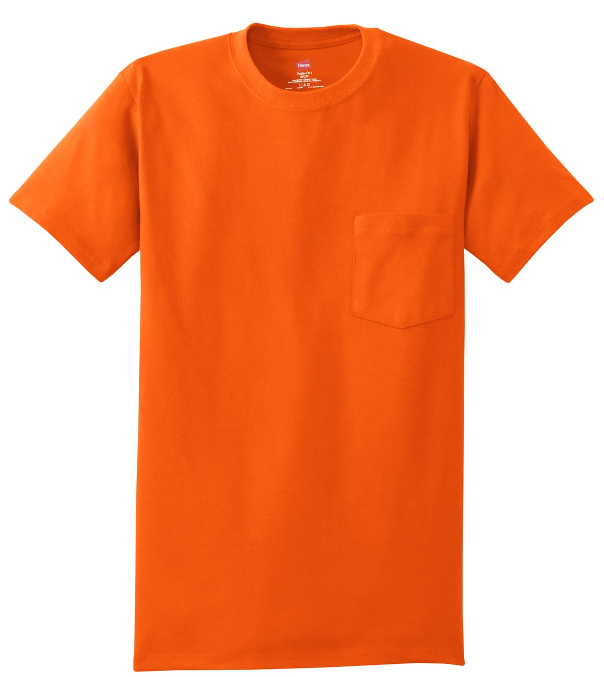 Hanes - Authentic 100%  Cotton T-Shirt with Pocket.  5590