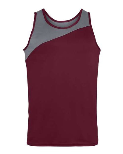 Custom EmbroideredAugusta Sportswear Men's Accelerate Jersey 5069 Maroon/ Graphite