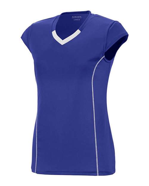 Custom EmbroideredAugusta Sportswear Girls' Blash Jersey 5132 Purple/ White