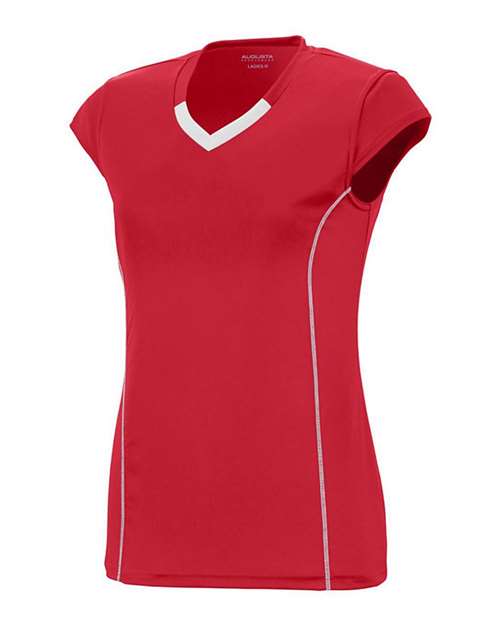 Custom EmbroideredAugusta Sportswear Girls' Blash Jersey 5132 Red/ White