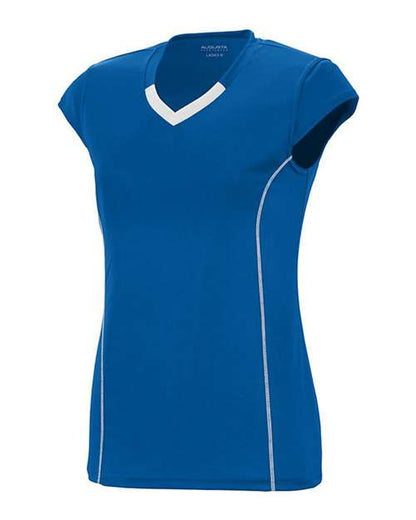 Custom EmbroideredAugusta Sportswear Girls' Blash Jersey 5132 Royal/ White