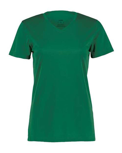 Augusta Sportswear Women's Nexgen Performance V-Neck T-Shirt 1790 Dark Green