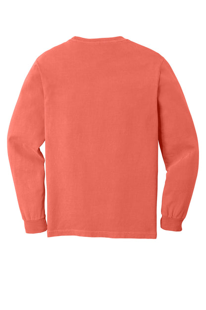 Custom Embroidered Comfort Colors T-Shirts  in Bright Salmon