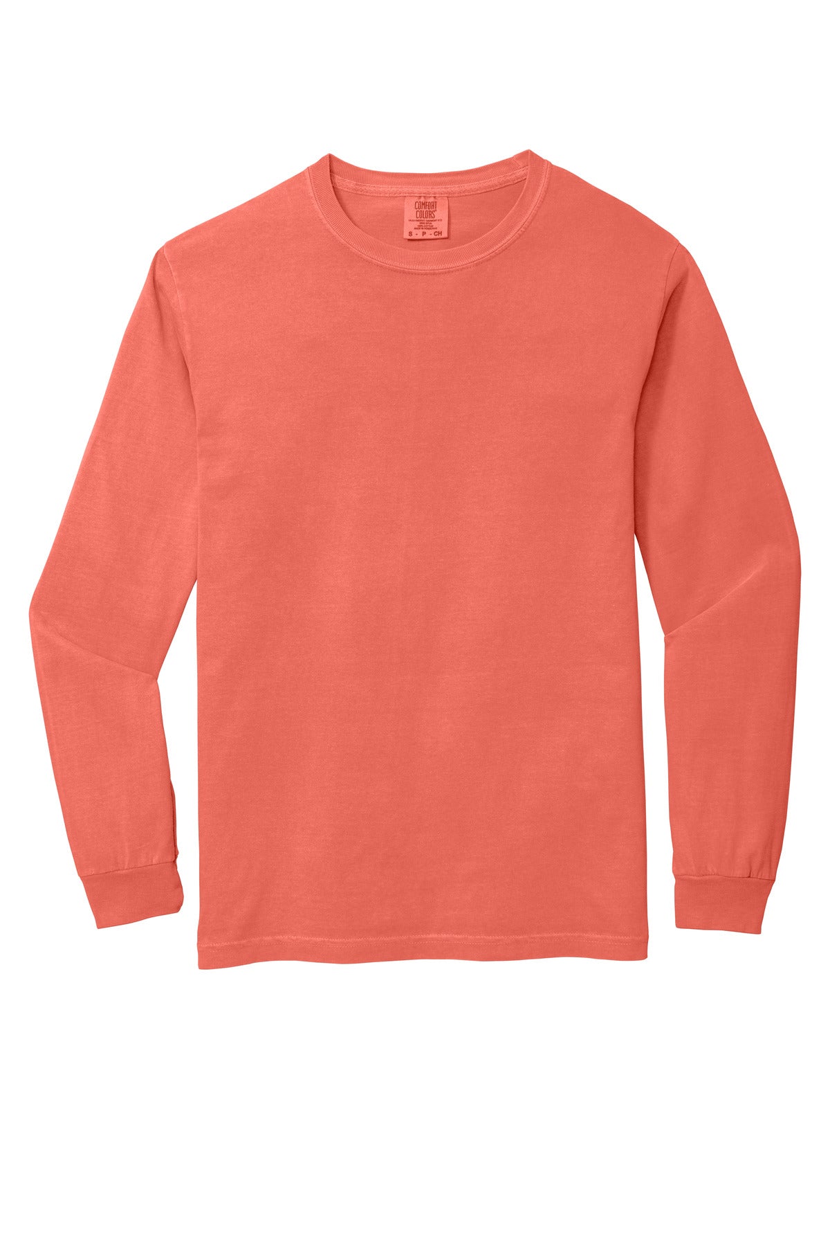 Custom Embroidered Comfort Colors T-Shirts  in Bright Salmon