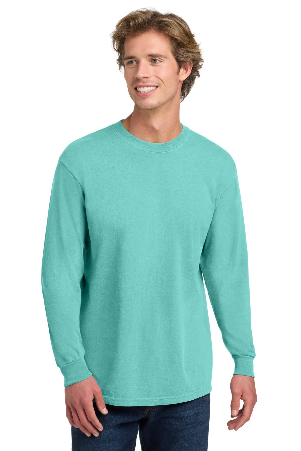 Custom Embroidered Comfort Colors T-Shirts  in Chalky Mint