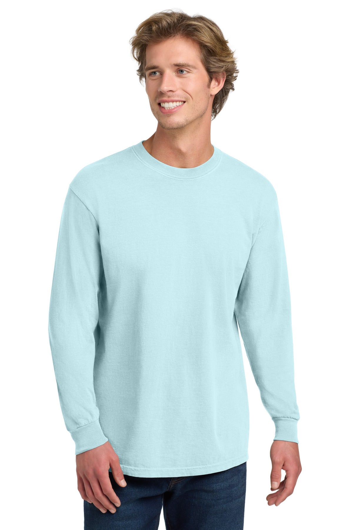 Custom Embroidered Comfort Colors T-Shirts  in Chambray