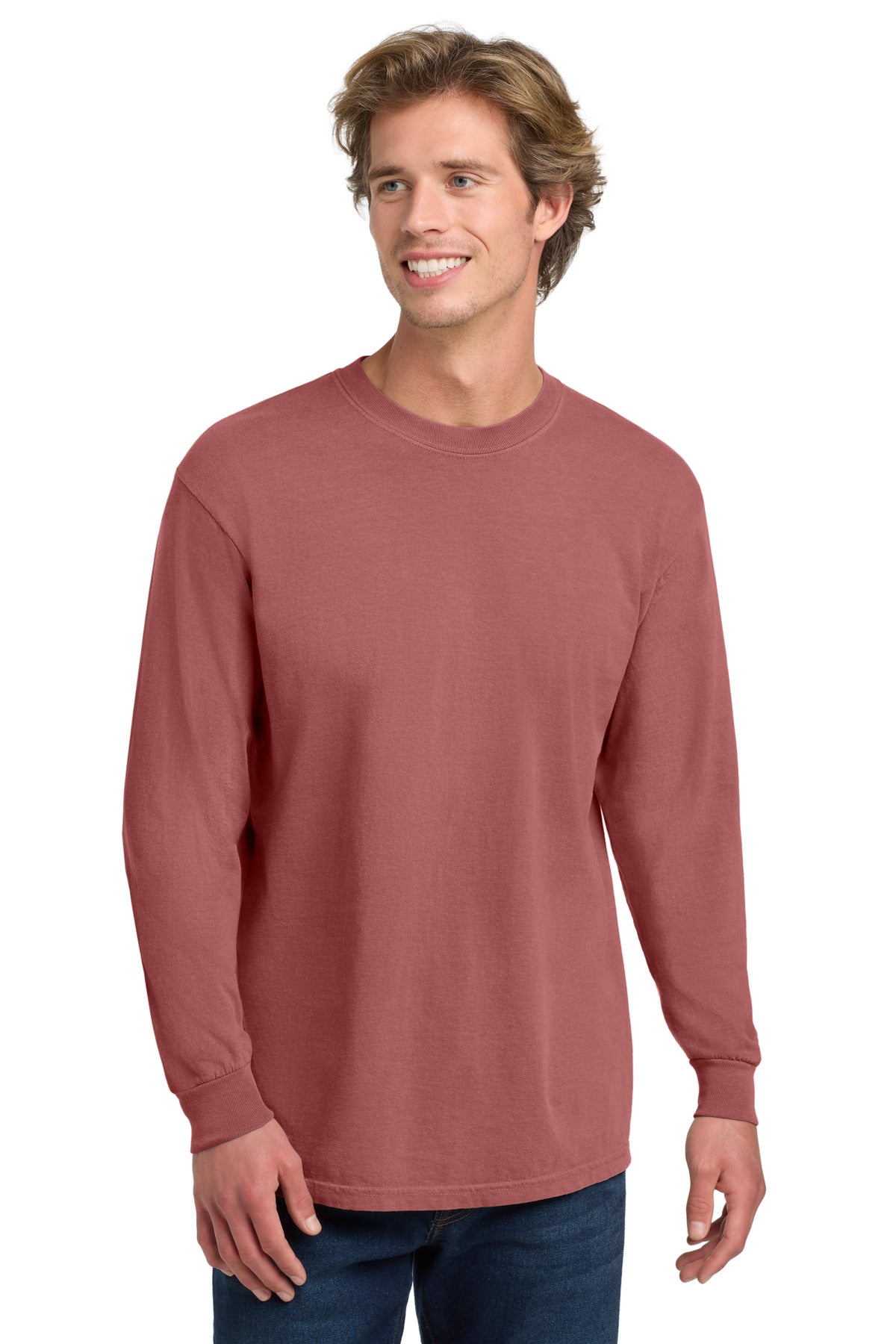 Custom Embroidered Comfort Colors T-Shirts  in Crimson