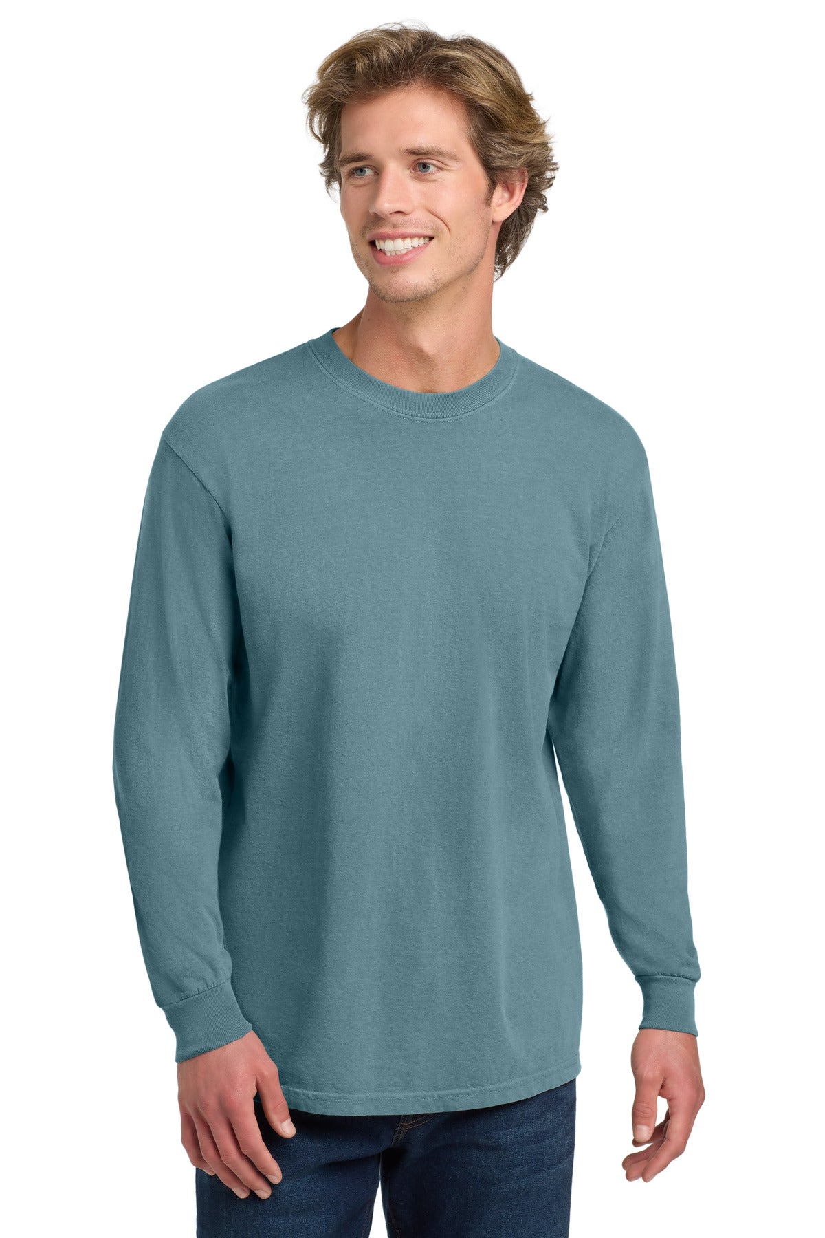 Custom Embroidered Comfort Colors T-Shirts  in Ice Blue
