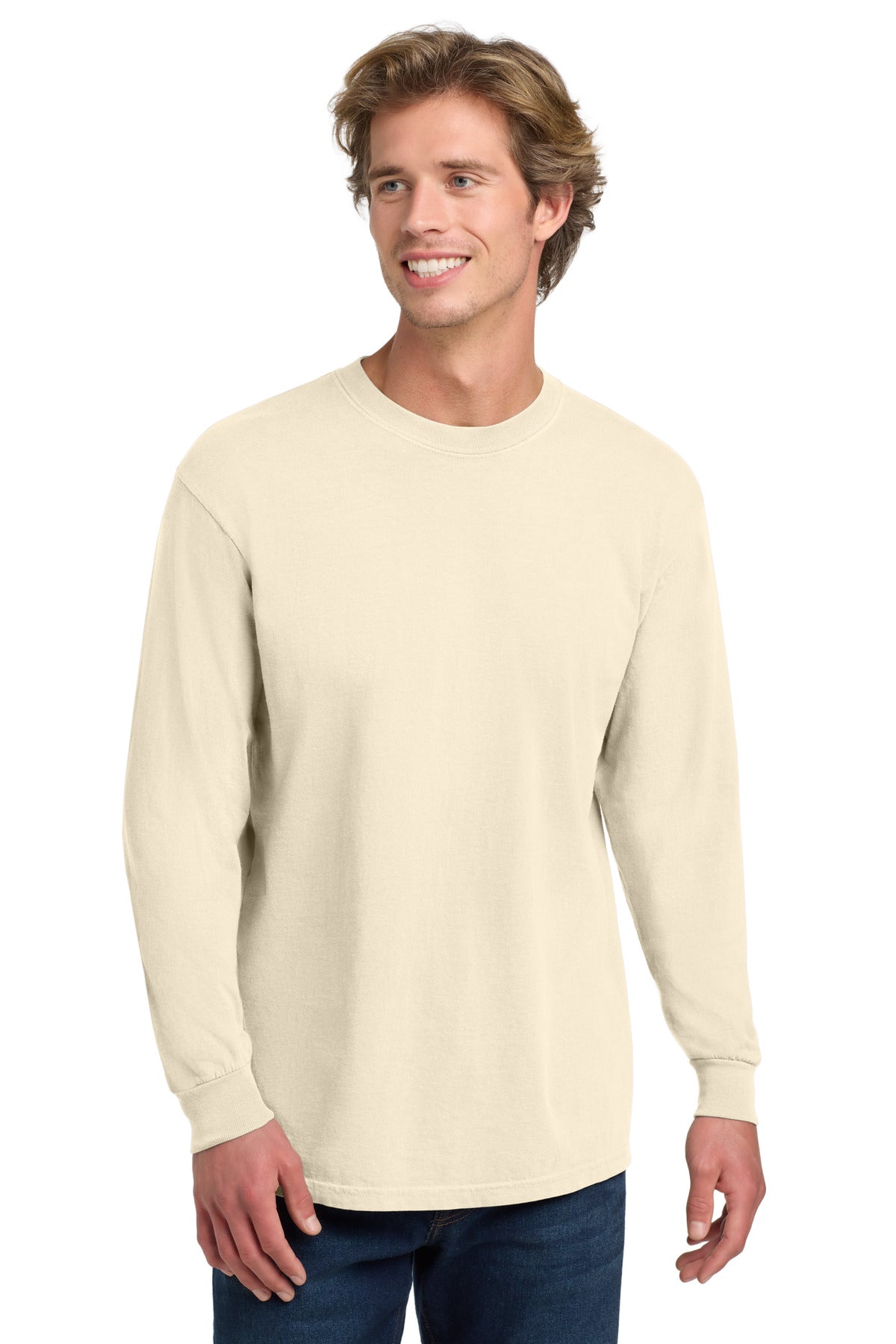 Custom Embroidered Comfort Colors T-Shirts  in Ivory