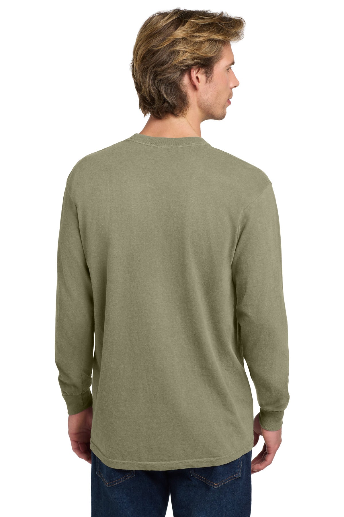 Custom Embroidered Comfort Colors T-Shirts  in Khaki