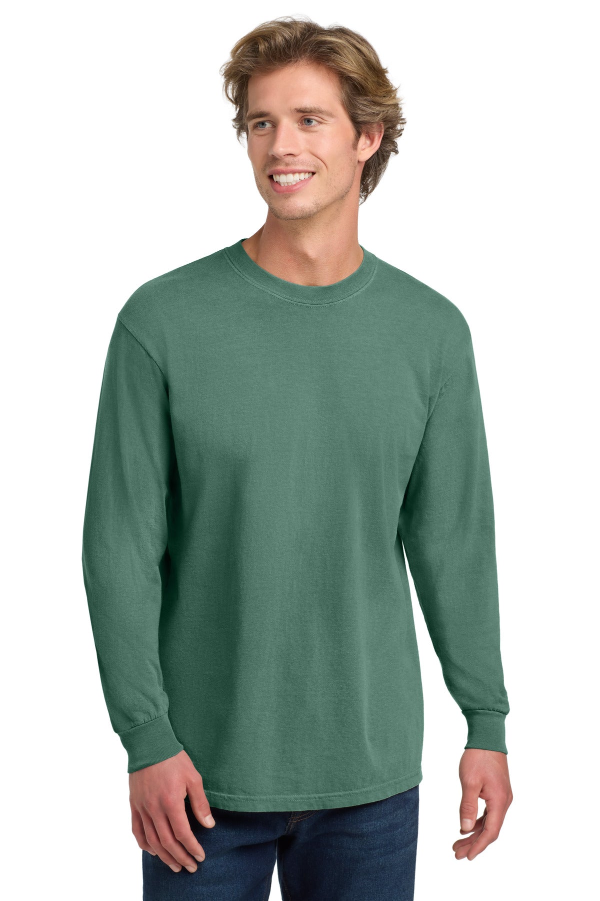 Custom Embroidered Comfort Colors T-Shirts  in Light Green