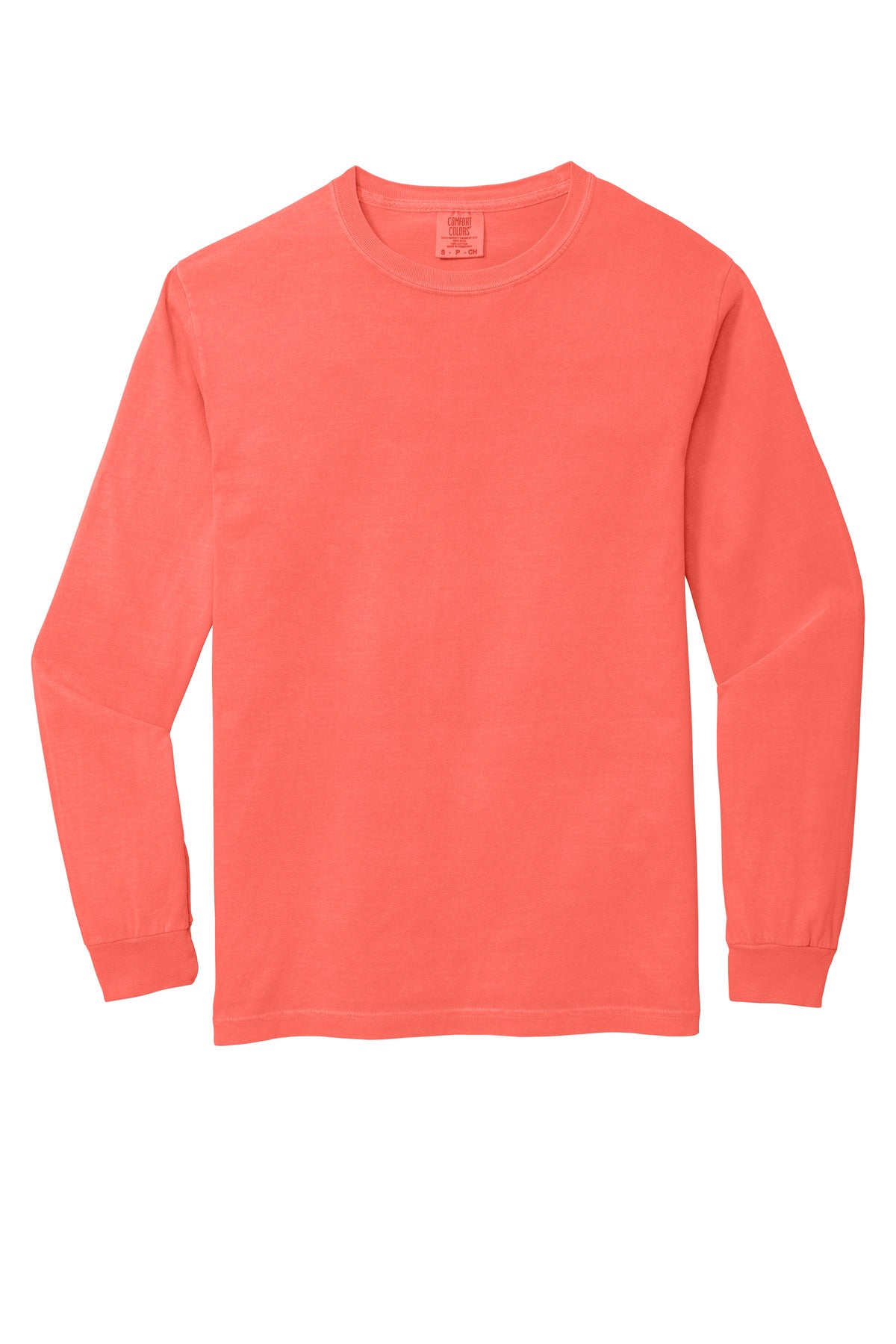 Custom Embroidered Comfort Colors T-Shirts  in Neon Red Orange