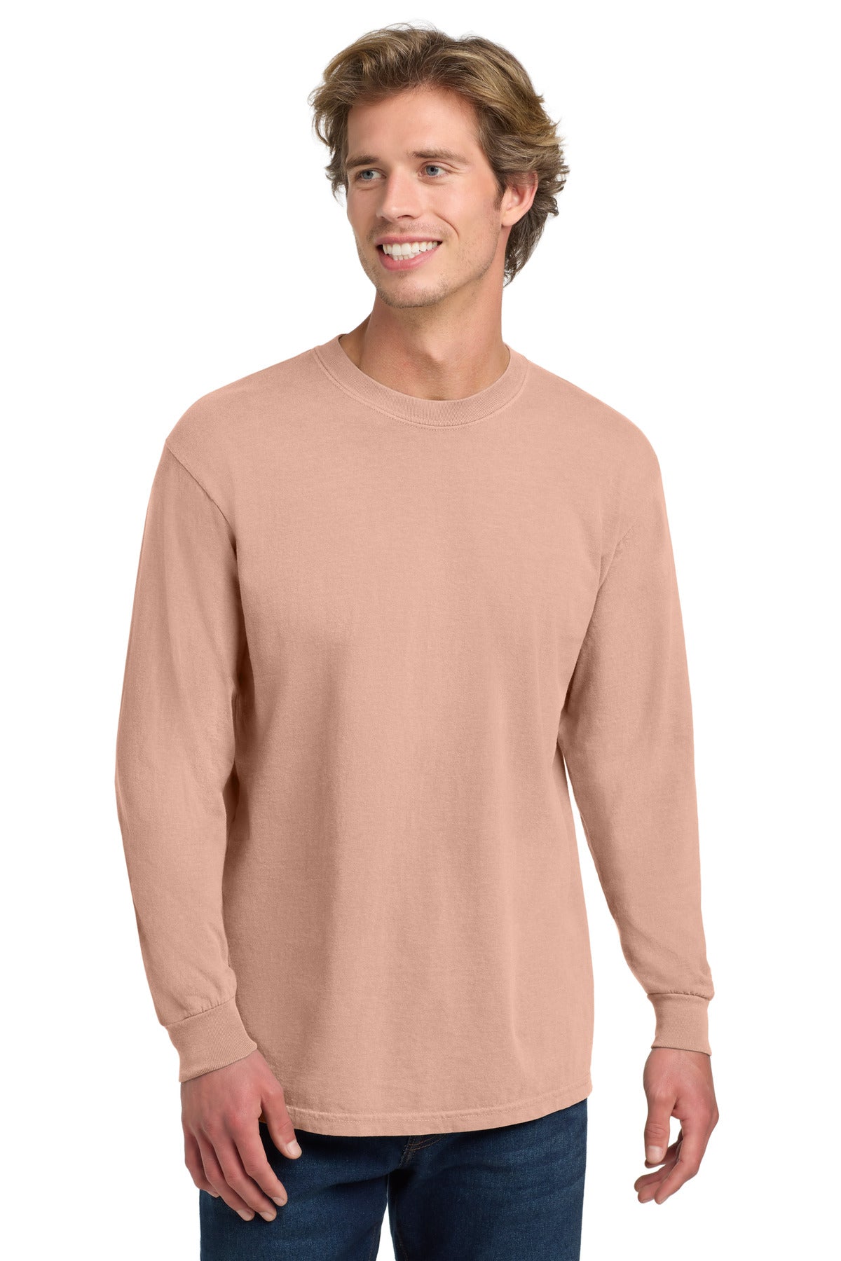 Custom Embroidered Comfort Colors T-Shirts  in Peachy