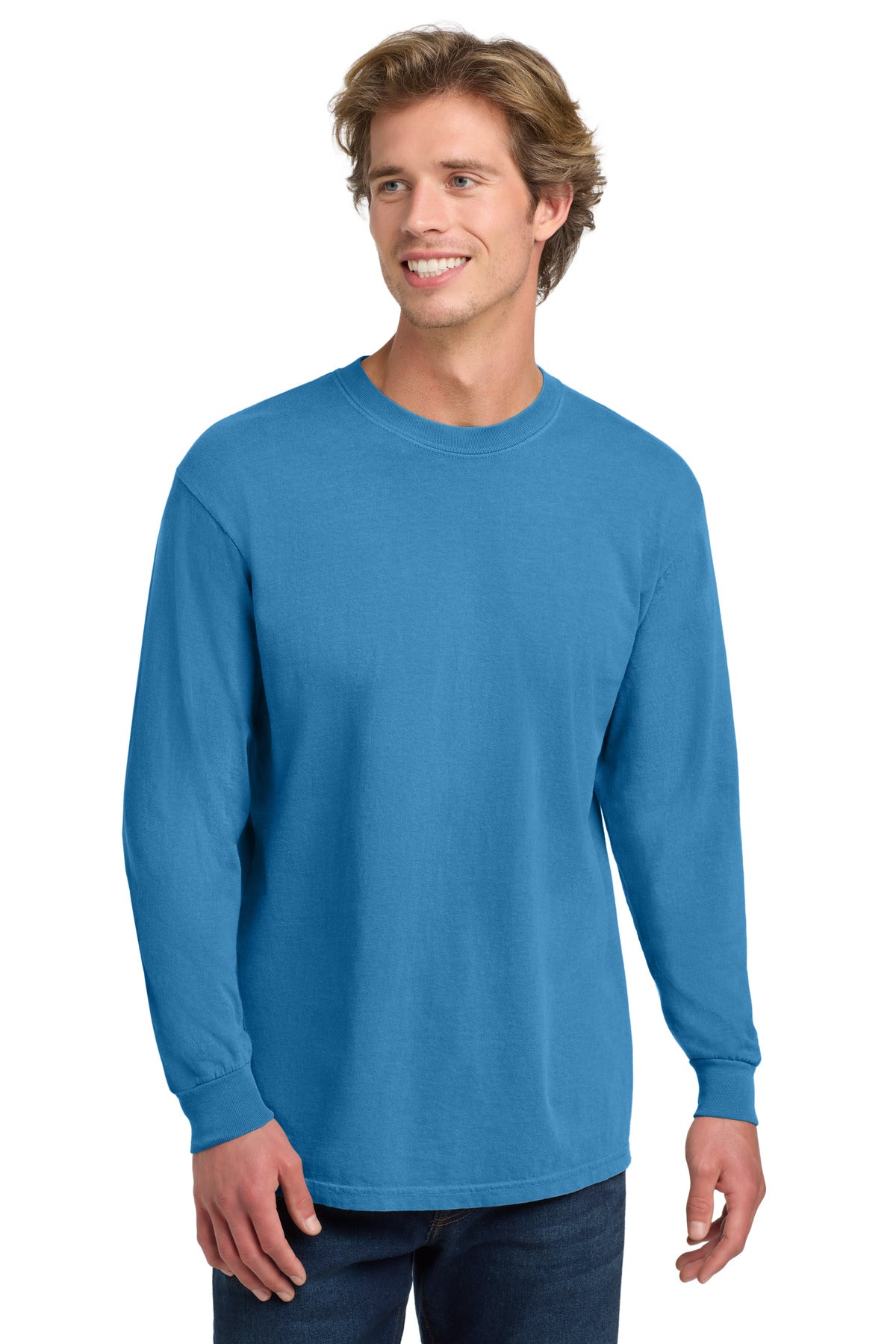 Custom Embroidered Comfort Colors T-Shirts  in Royal Caribe