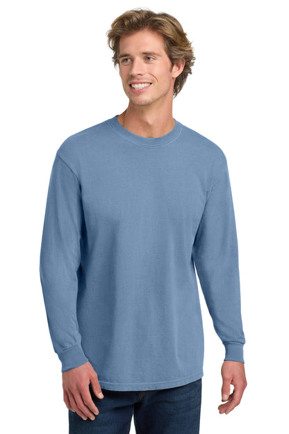 Custom Embroidered Comfort Colors T-Shirts  in Washed Denim