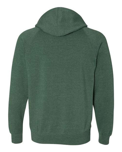 Independent Trading Co. Special Blend Raglan Hooded Sweatshirt PRM33SBP Custom Embroidered Business Logo