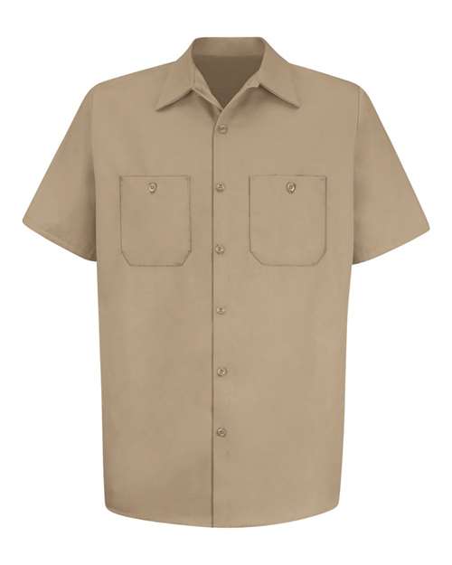 Red Kap Men's Tall Cotton Short Sleeve Uniform Shirt SC40T