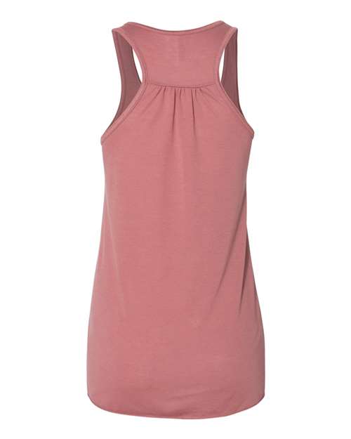 BELLA + CANVAS Women's Flowy Racerback Tank 8800 Mauve