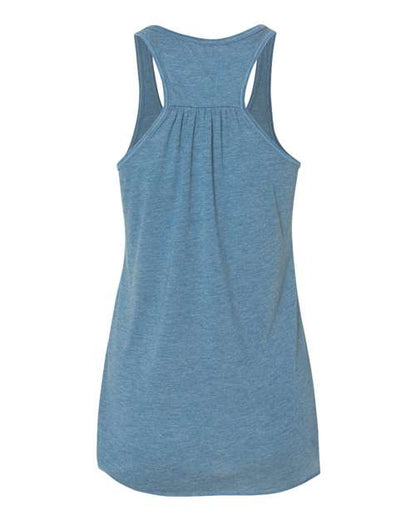 BELLA + CANVAS Women's Flowy Racerback Tank 8800 Heather Deep Teal