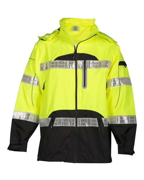 Kishigo Unisex Premium Black Series Rainwear Jacket RWJ106-107