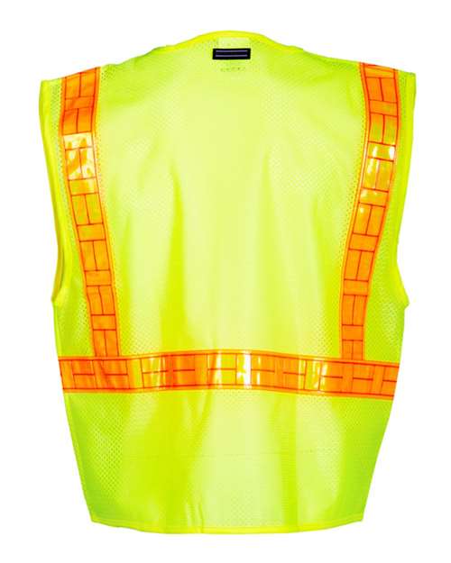 Custom EmbroideredKishigo Men's Oralite All Mesh Vest 5455 Lime