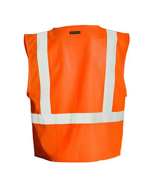 Kishigo 4 Pocket Hook-and-Loop Mesh Vest 1083-1084