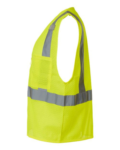 Kishigo Single Pocket Zipper Mesh Vest 1089-1090
