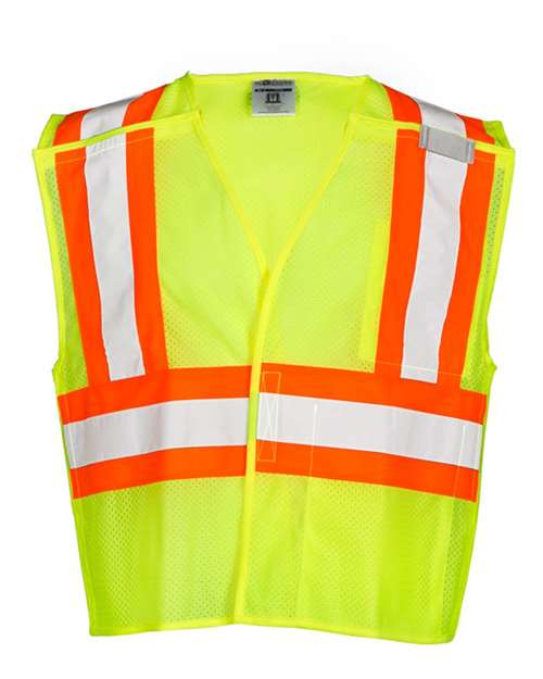 Kishigo Unisex Contrasting Mesh Breakaway Vest 5478