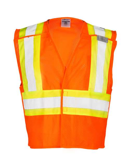 Kishigo Unisex Contrasting Mesh Breakaway Vest 5478