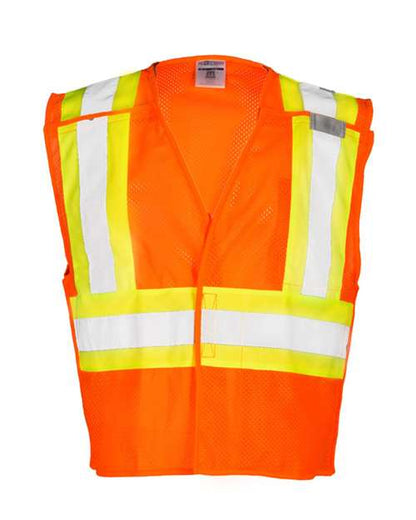 Kishigo Unisex Contrasting Mesh Breakaway Vest 5478