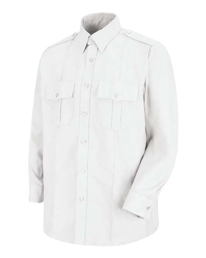 Red Kap Long Sleeve Security Shirt SP36 Custom Embroidered Business Logo