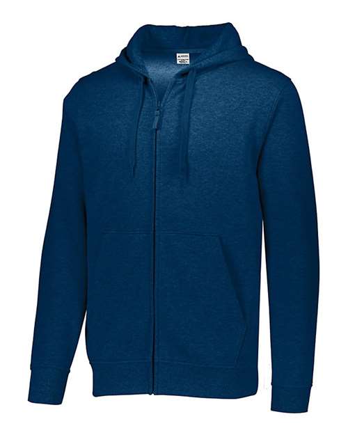 Custom EmbroideredAugusta Sportswear Men's 60/40 Fleece Full-Zip Hooded Sweatshirt 5607 Navy