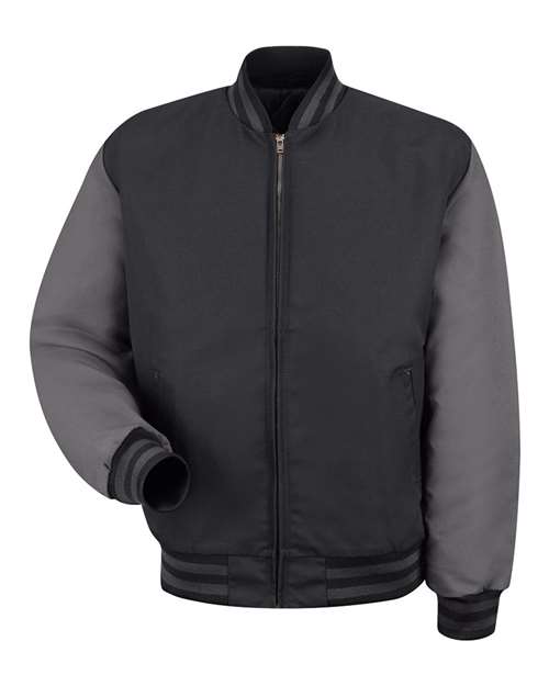 Red Kap Men's Tall Duo-Tone Team Jacket JT40T