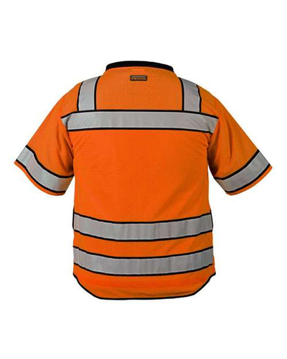 Custom EmbroideredKishigo Unisex High Performance Surveyors Vest 5754 Orange