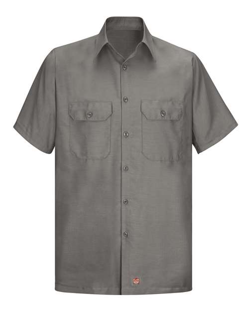 Red Kap Men's Tall Ripstop Short Sleeve Work Shirt SY60T