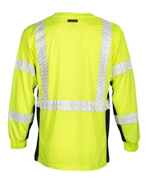 Custom EmbroideredKishigo Unisex Premium Black Series Long Sleeve T-Shirt 5758 Lime