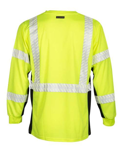 Custom EmbroideredKishigo Unisex Premium Black Series Long Sleeve T-Shirt 5758 Lime