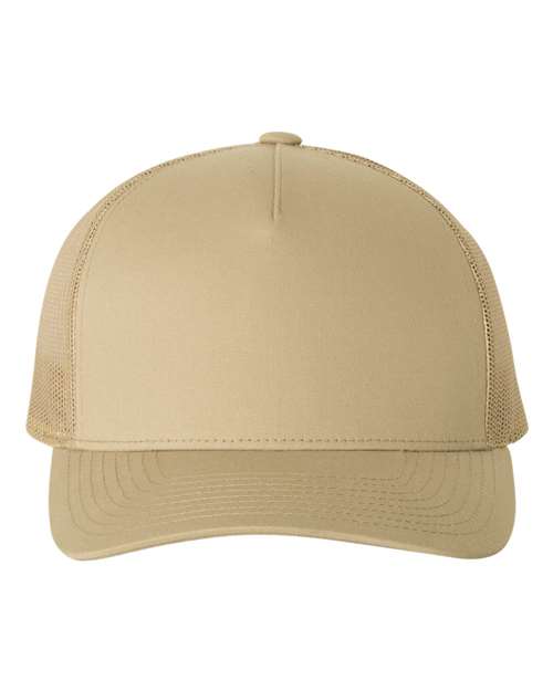 YP Classics Five-Panel Retro Trucker Cap 6506 Custom Embroidered Business Logo