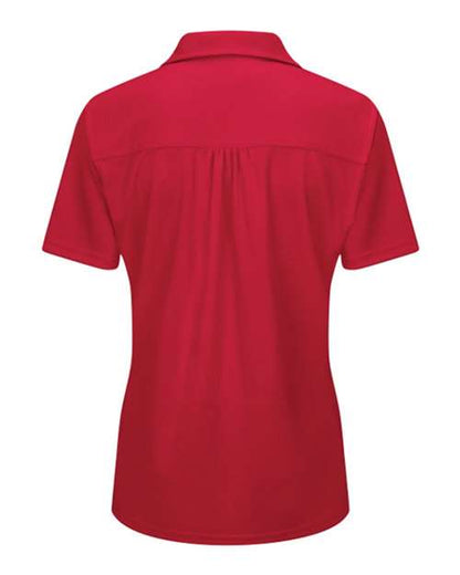 Red Kap Women's Performance Knit® Flex Series Pro Polo SK91 Custom Embroidered Business Logo