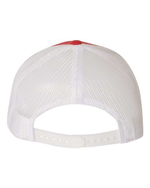 YP Classics Retro Trucker Cap 6606 Custom Embroidered Business Logo