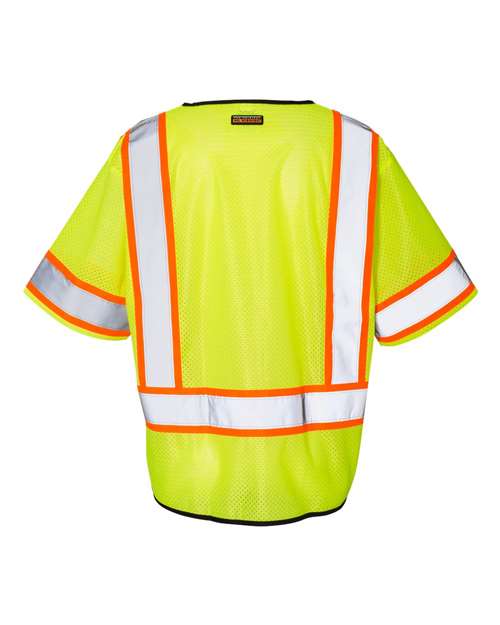 Kishigo Class 3 Mesh Zippered Vest 1565-1566