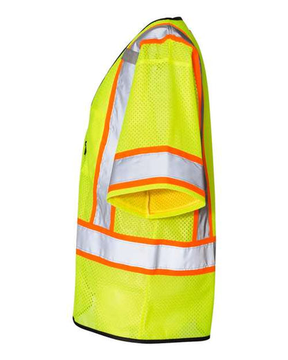 Kishigo Class 3 Mesh Zippered Vest 1565-1566