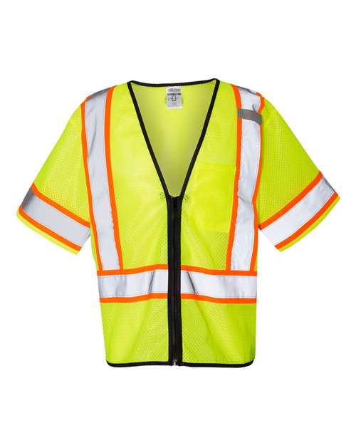Kishigo Class 3 Mesh Zippered Vest 1565-1566