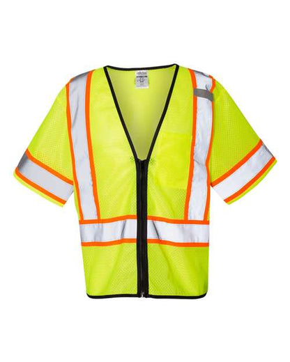 Kishigo Class 3 Mesh Zippered Vest 1565-1566