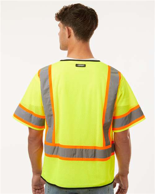 Kishigo Class 3 Mesh Zippered Vest 1565-1566