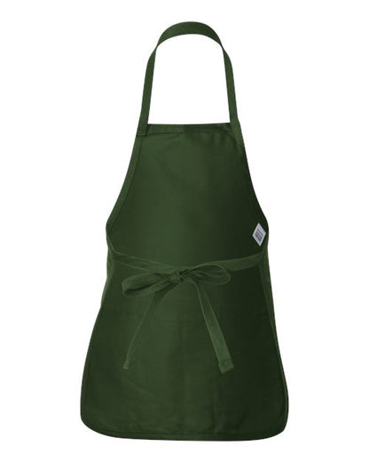 Q-Tees Full-Length Apron with Pouch Pocket Q4250 Custom Embroidered Business Logo